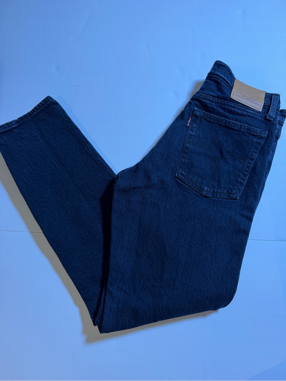 Women’s Levi’s Wedgie Dark Blue Denim Jeans - Classic Fit 26x26